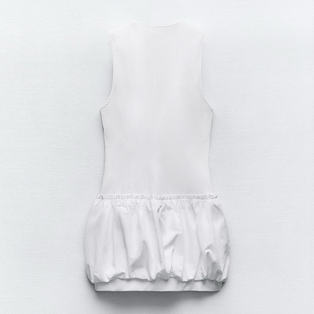 ZARA Balloon skirt jumpsuit mini dress - Picture 9 of 13
